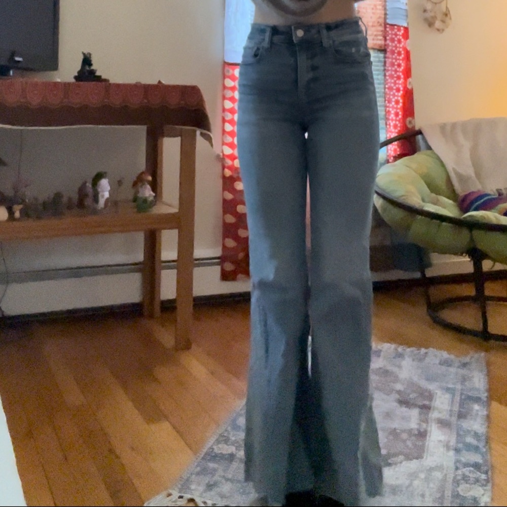 Size 2 American eagle light wash flare jeans